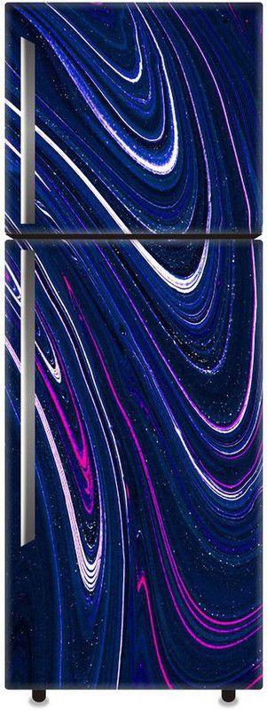 PBDESIGNS 60.96 cm PVC Vinyl Waterproof Self Adhesive Fridge Sticker -Multicolour, Size 60X24 Inch Self Adhesive Sticker  (Pack of 1)