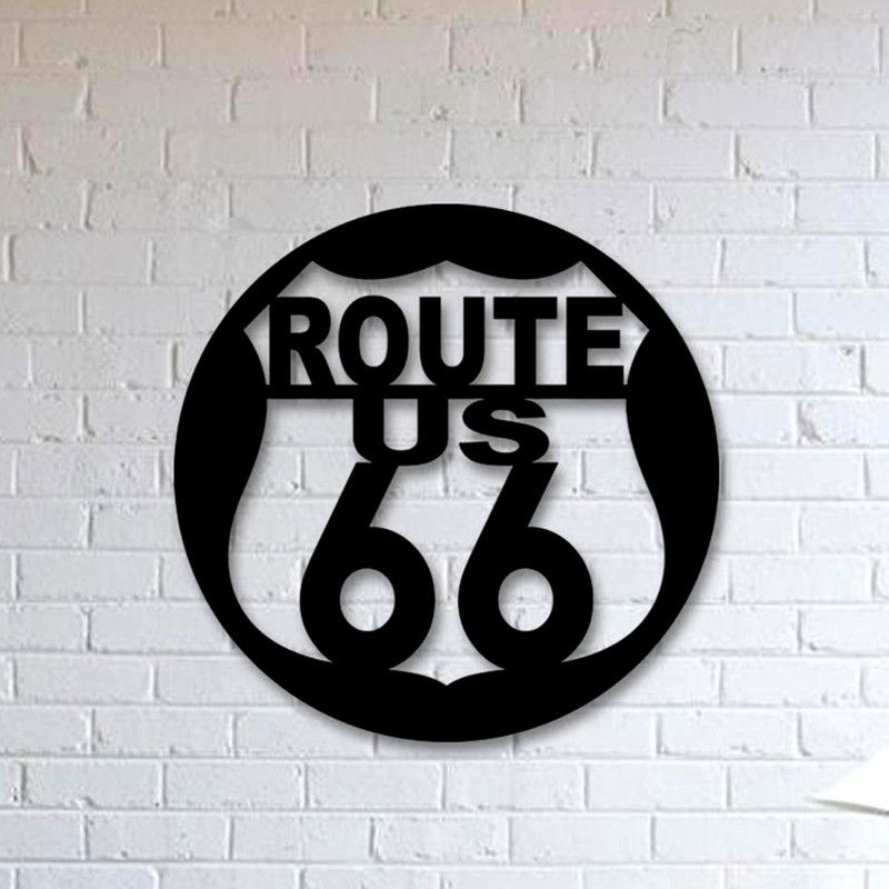 Advi Enterprises The 3D Wall Art ROUTE WALL ART 136(Black)Suitable for Living Room,Foyer,Bedroom,Hallway  (Black)