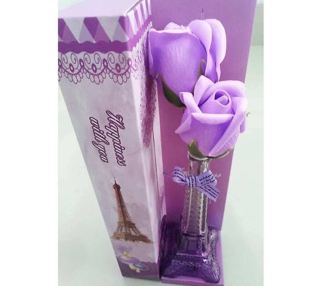 Eiffel Tower Shape Glass Jar Show Piece 