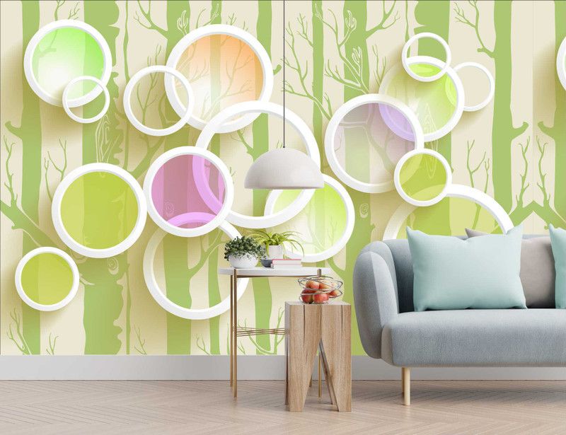shoelific Pop Art Multicolor, Brown, Grey Wallpaper  (127 cm x 42 cm)