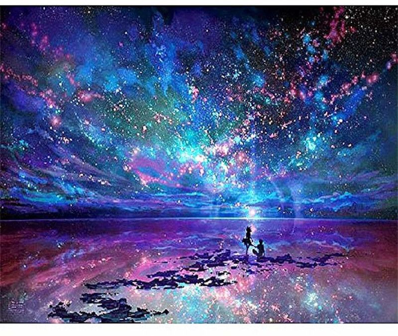 5D Diamond Painting Kit Fantasy Star DIY Cross Stitch 8 inch x 10 inch Painting