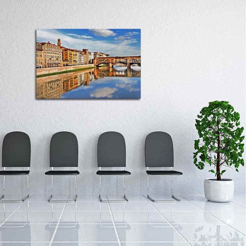 Artzfolio Amazing Florence Canvas Painting | MDF Wood Frame Digital Reprint 14 inch x 21 inch Painting  (With Frame)