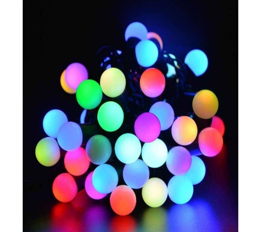 Ball Shaped Decorative LED Fairy Light Multi Color 28 Pcs Bulb