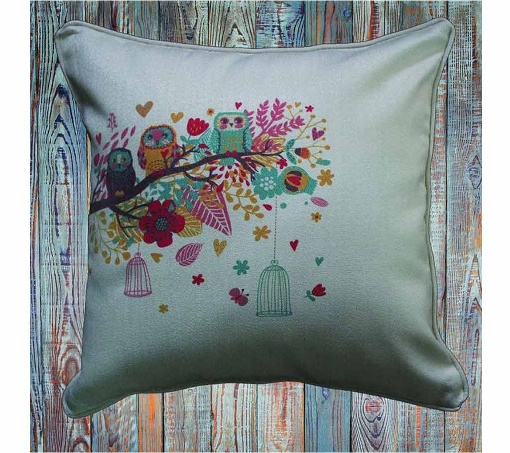 Owl Family Cushion Cover