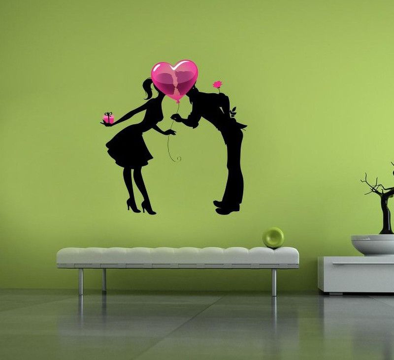 Advance Service 58 cm Wall Sticker for Living Room/Bedroom/Office , PVC Vinyl Sticker(58 Cm X 59 Cm) Removable Sticker  (Pack of 1)