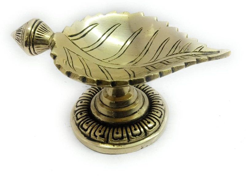 RAMA METAL Brass Table Diya  (Height: 2.5 inch)