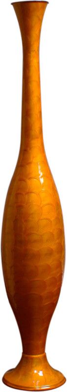 Aurora Iron Vase  (25 inch, Yellow)