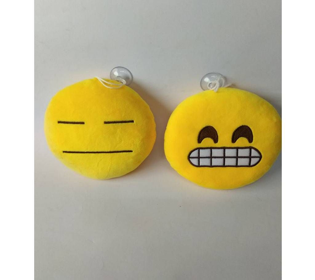Lovely Yellow Round Emoji Soft Cushion Pillow
