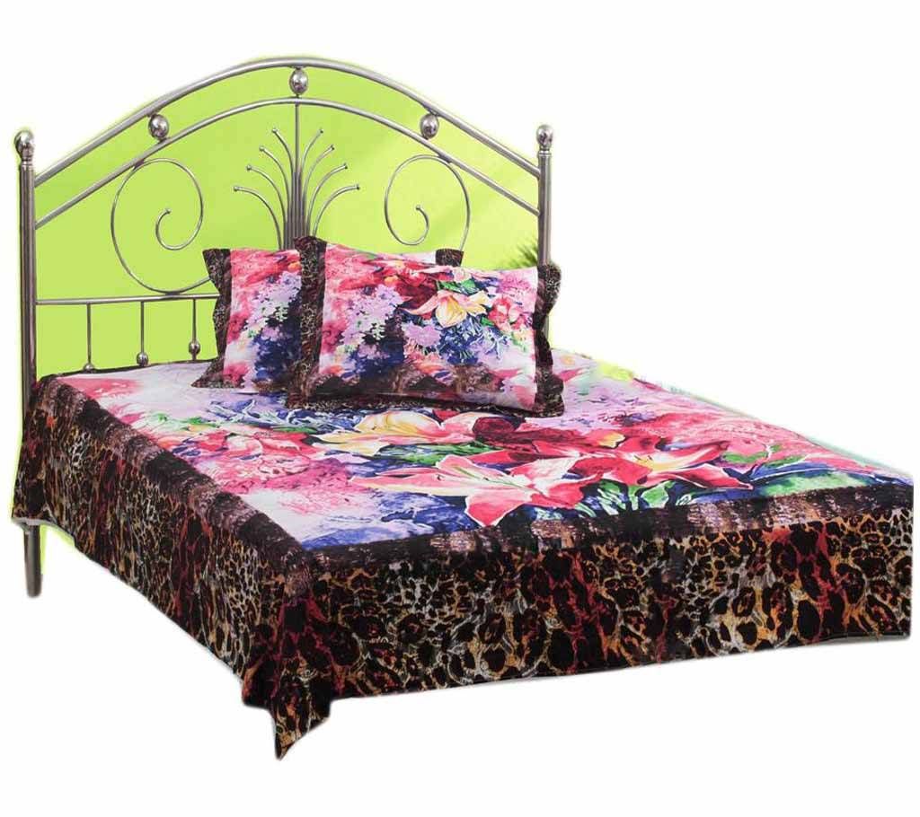HOME TEX Cotton Double Bed Sheet Set