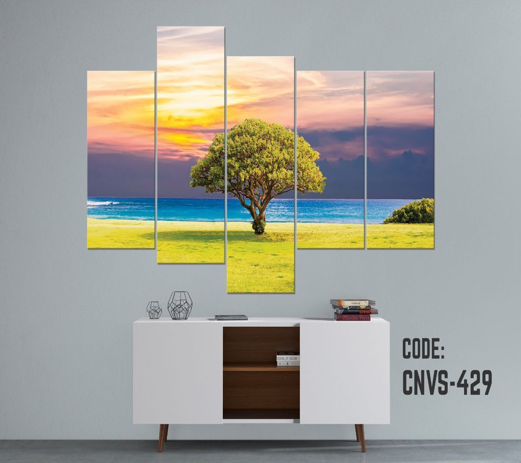 CNVS-429 Alone Tree Wall Canvas Art Prints 48 inch x 24 inch