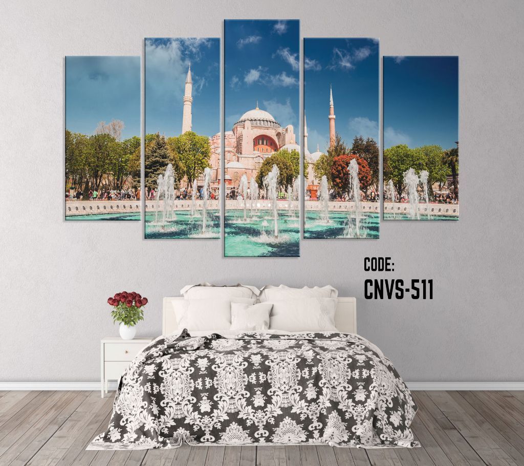 CNVS-511 Mosquee Fond Dcran Wall Canvas Art Prints 96 inch x 48 inch