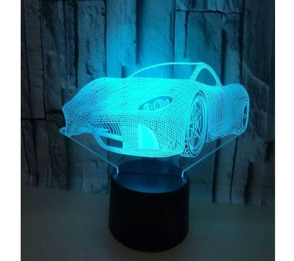 3D Car creative lamp visualization light remote control