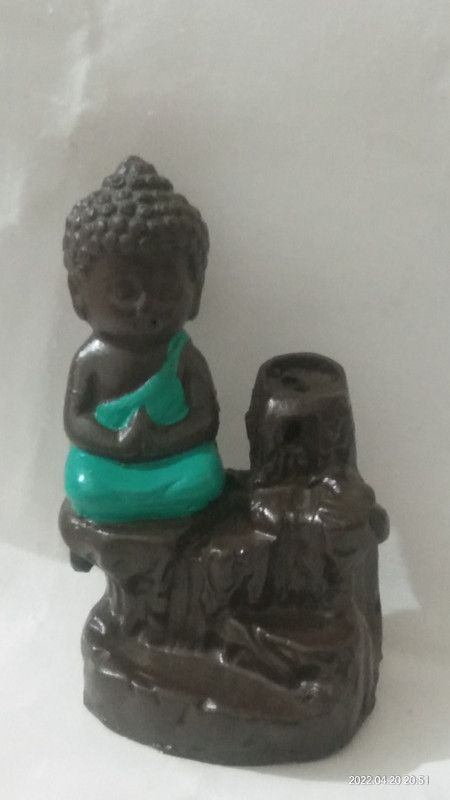 Radhan Decorative Showpiece - 5 cm  (Polyresin, Black)