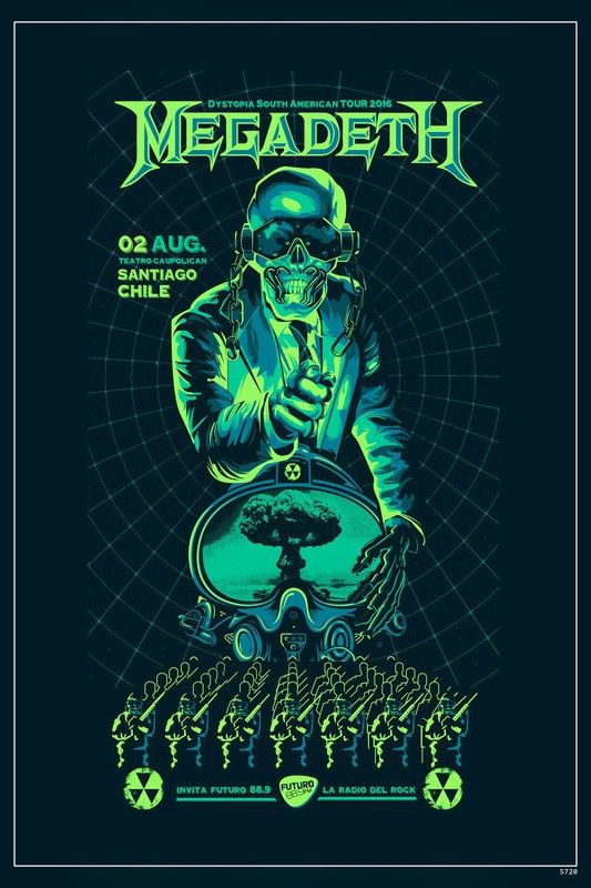 Megadeth Concert Matte Finish Poster Paper Print  (18 inch X 12 inch)