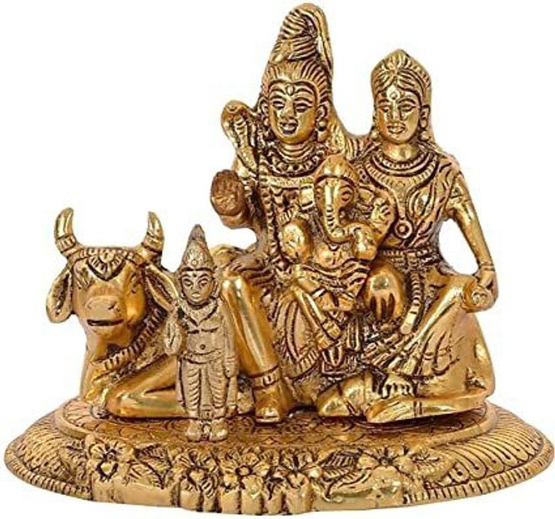 DvR ClicK Decorative Showpiece - 10 cm  (Metal, Gold)