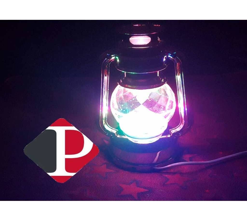 Multi color rotating Lamp