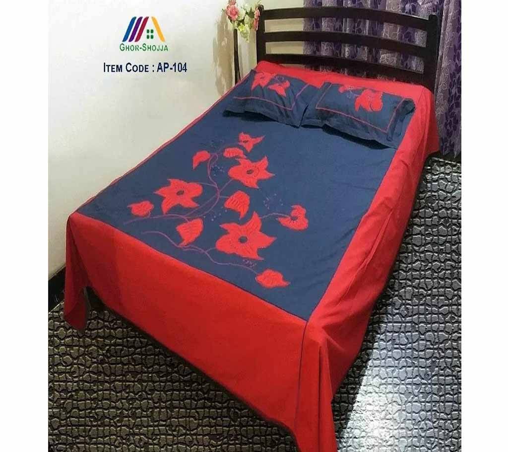 Applique Bed sheet