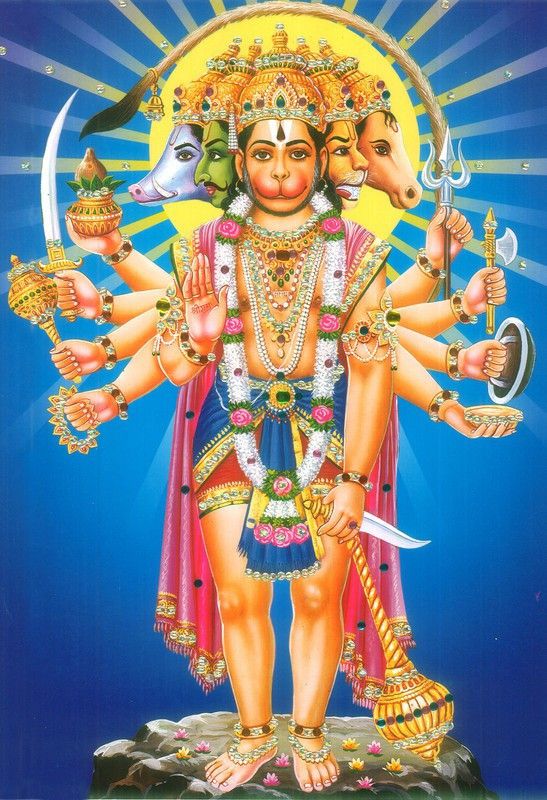 Poster Hanuman Ji Maharah Standing Bajrangbali Sl1 Large Poster, (36X24 Inches Matt, Multicolor) Fine Art Print  (24 inch X 36 inch, Rolled)