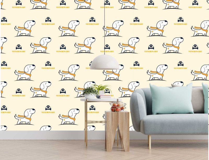 shoelific Animals Multicolor Wallpaper  (127 cm x 42 cm)