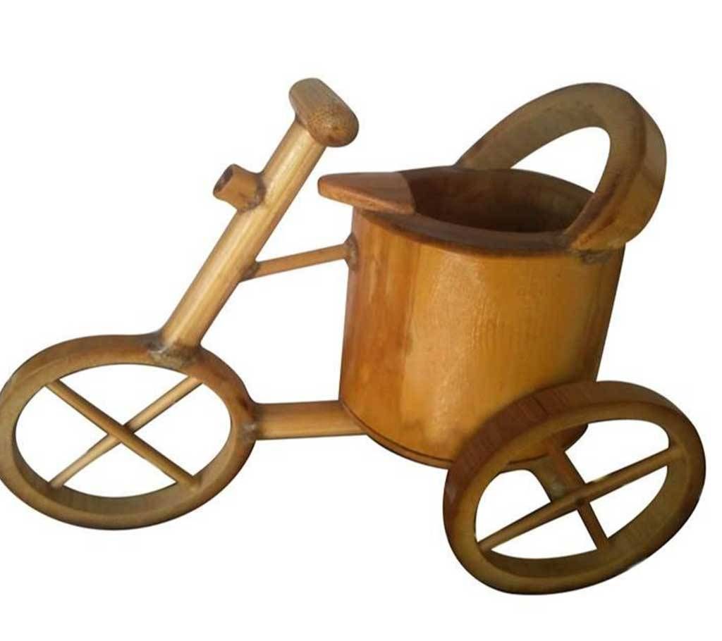 Bamboo Showpiece Rikshaw  
