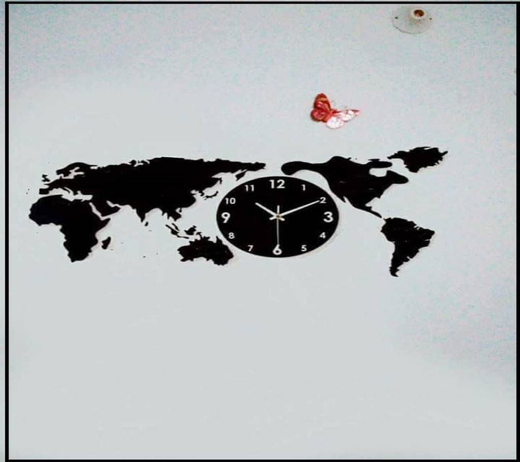 world map Clock