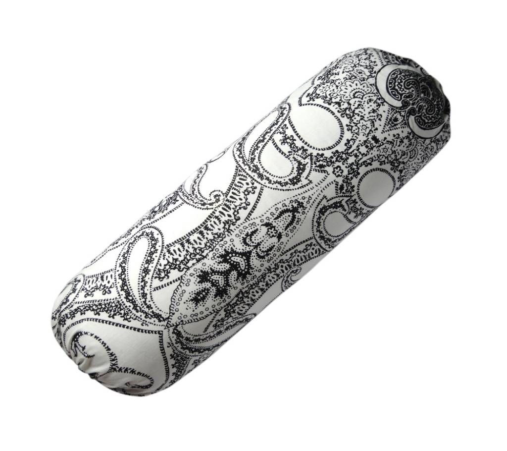 Fiber Cotton Side Pillow With Cover - L-24" x H-8"xR-23"