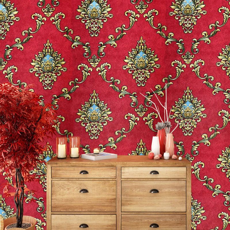 RoseCraft Classics Red Wallpaper  (1000 cm x 53 cm)