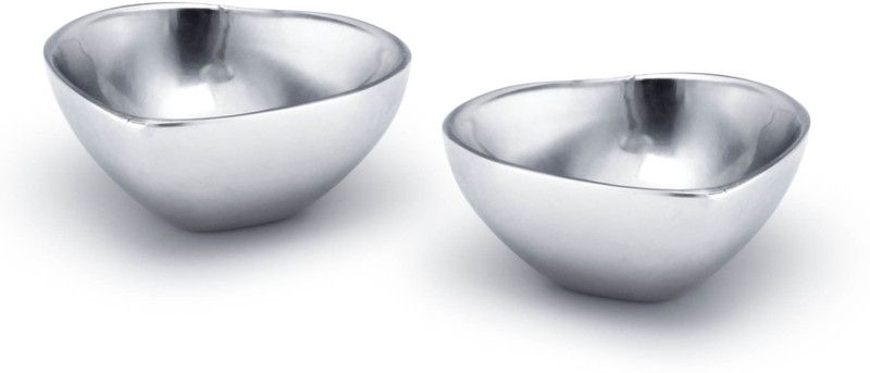 Urban Chef Double Layered Stainless Steel 2 Pcs Diya Set Stainless Steel (Pack of 2) Table Diya Set  (Height: 1.18 inch)