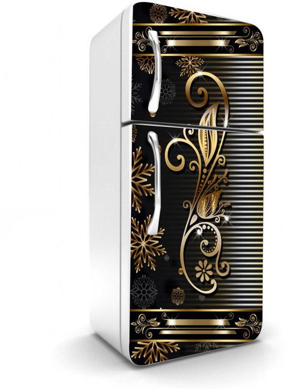 Kota Creation 61 cm Fridge Sticker Decorative Refrigerator Sticker PVC Vinyl Multicolour -KCFS-91 Self Adhesive Sticker  (Pack of 1)