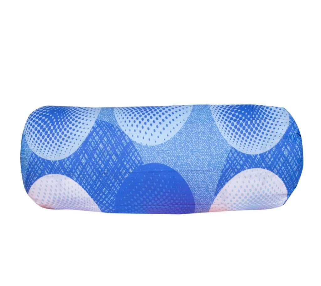 Blue Circle Bolster Cover