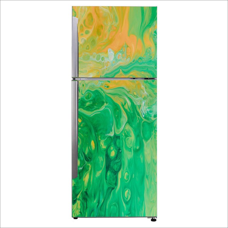 Psychedelic Collection 60 cm Decorative pattern acrylic paint painting watercolor paint texture Self Adhesive Sticker  (Pack of 1)