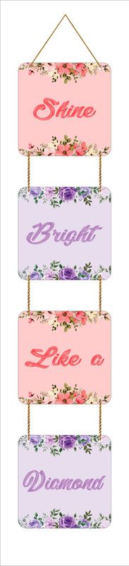 The Craft House Premium MDf Wood Wall Hanging For Home DecorIOffice & etc  (36 inch X 6 inch, Multicolor)