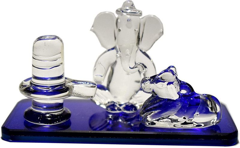 LAVANA Decorative Showpiece - 6 cm  (Glass, Clear)