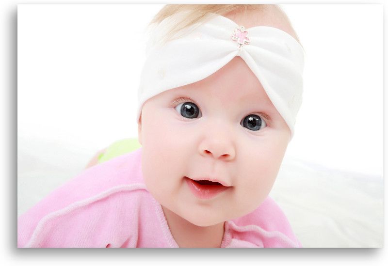 PRINTHUBS 60.96 cm Baby Poster For Pregnant Women Girl Boy Room Home Wall Décor (Size24x18 IN)s75 Removable Sticker  (Pack of 1)