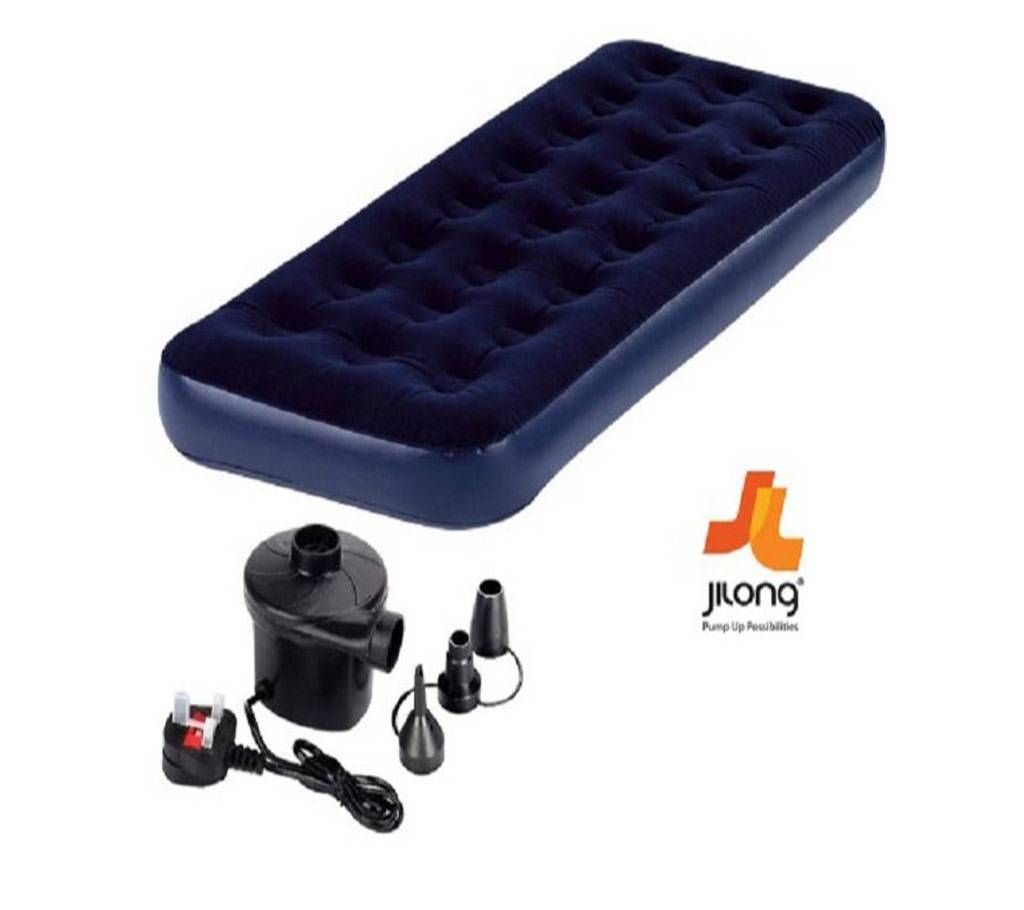 Jilong Single Air Bed With Free Air Pumper