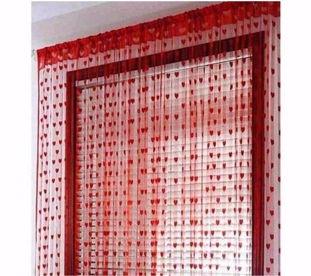 Handloomhub red heart net
