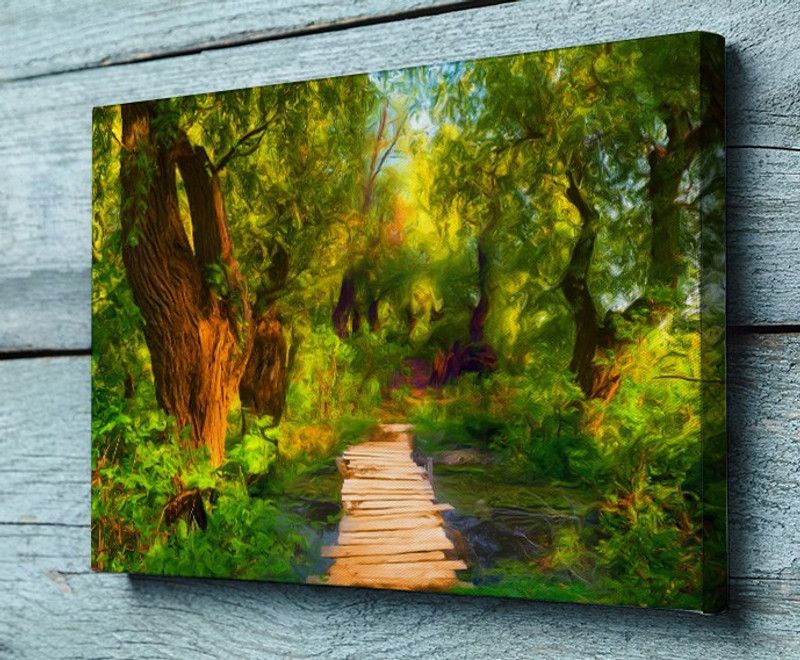 HD RAPID DESIGN Canvas 14 inch x 20 inch Painting  (With Frame)