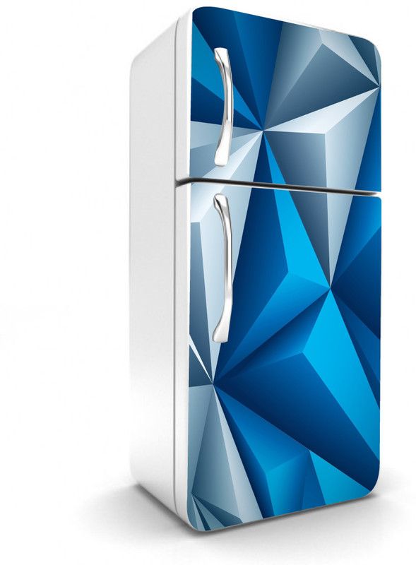 PRIME HOME DECOR 60 cm Decorative Abstract Fridge Sticker for Fridge Decor (Multicolor PVC Vinyl) Self Adhesive Sticker  (Pack of 1)