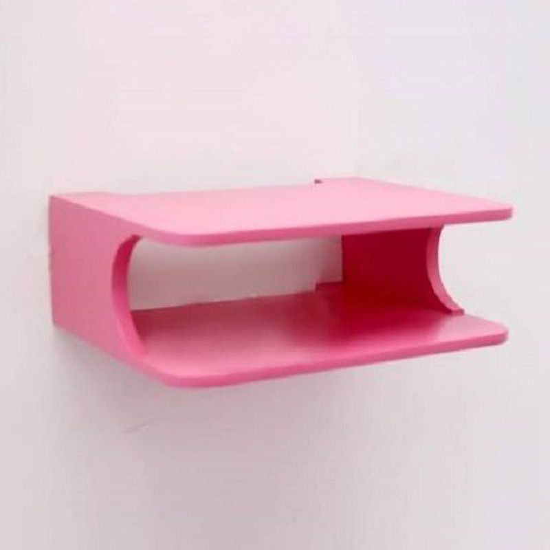 DECORASIA MDF (Medium Density Fiber) Wall Shelf  (Number of Shelves - 1, Pink)