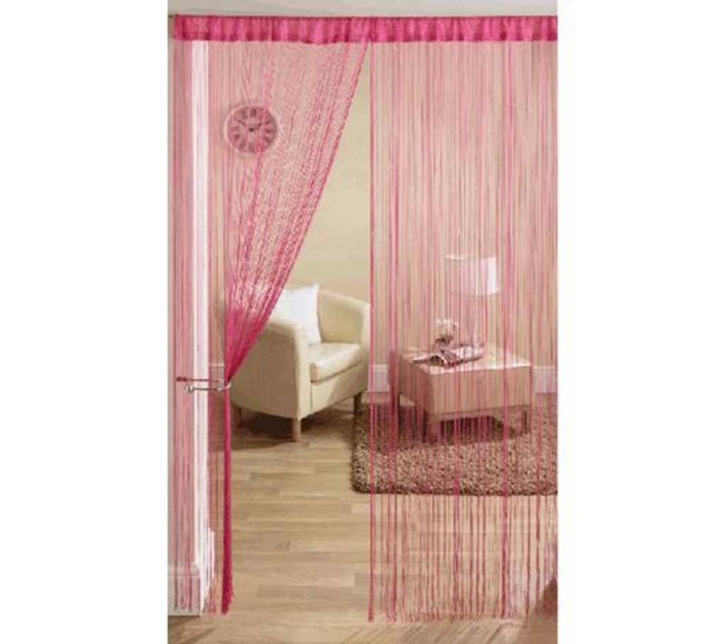 Thread String sharp Curtain - 2pcs - Multicolour