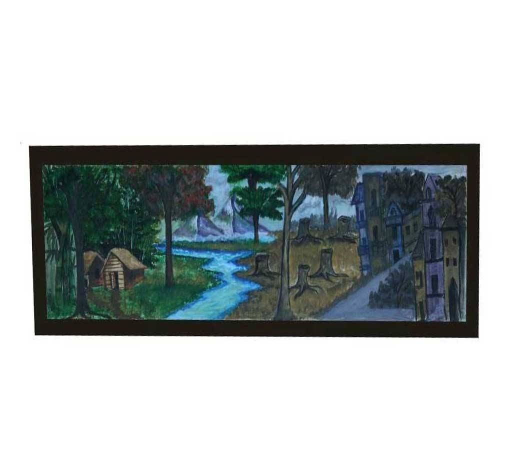 Painting on canvas