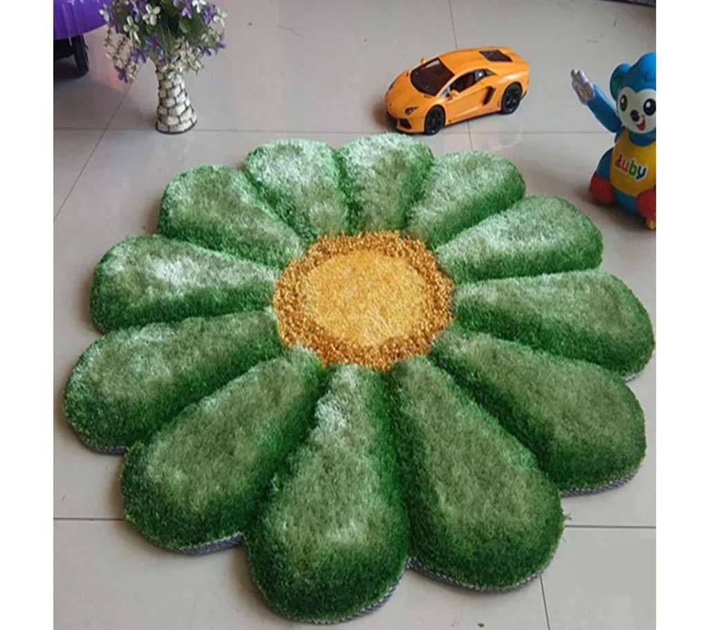 Flower shaped carpets 