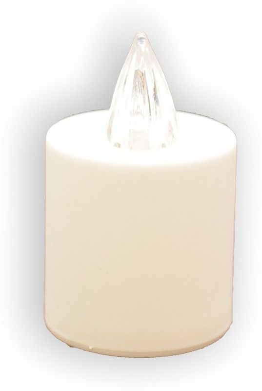 Gonsgadapp LED BATTERY OPERATED FLAMELESS TEA LIGHT CANDLES - WHITE Candle  (White, Pack of 2)