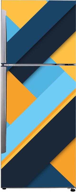 K2A Studio 60 cm abstract multicolor 3d stylish design wallpaper sticker Self Adhesive Sticker  (Pack of 1)