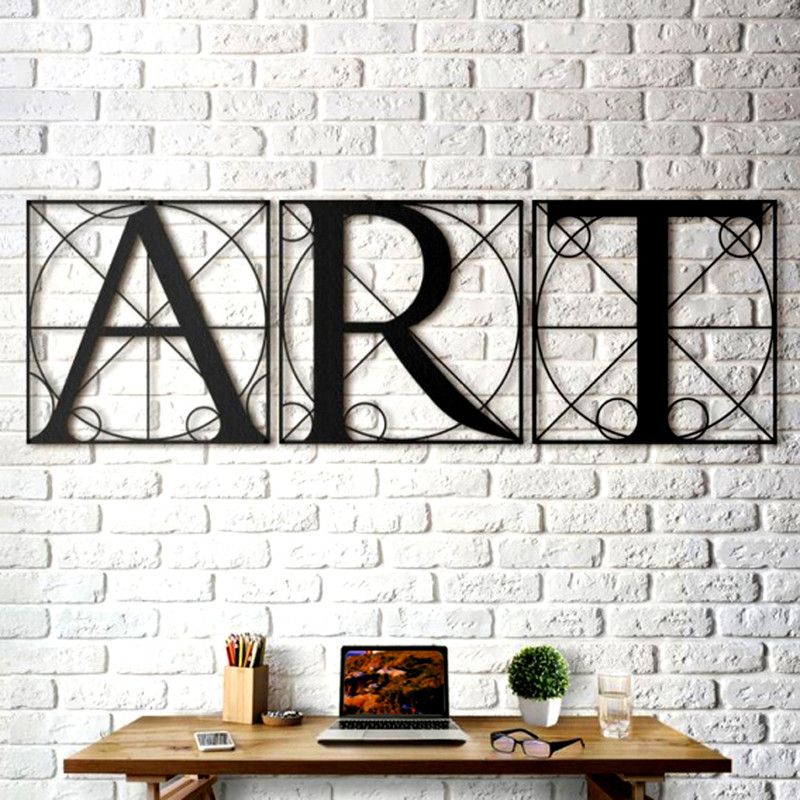 Sanvi Creations The 3D Wall Art Wall decor 9(Black)Suitable for Living Room,Foyer,Bedroom,Hallway  (18 cm X 12 cm, Black)