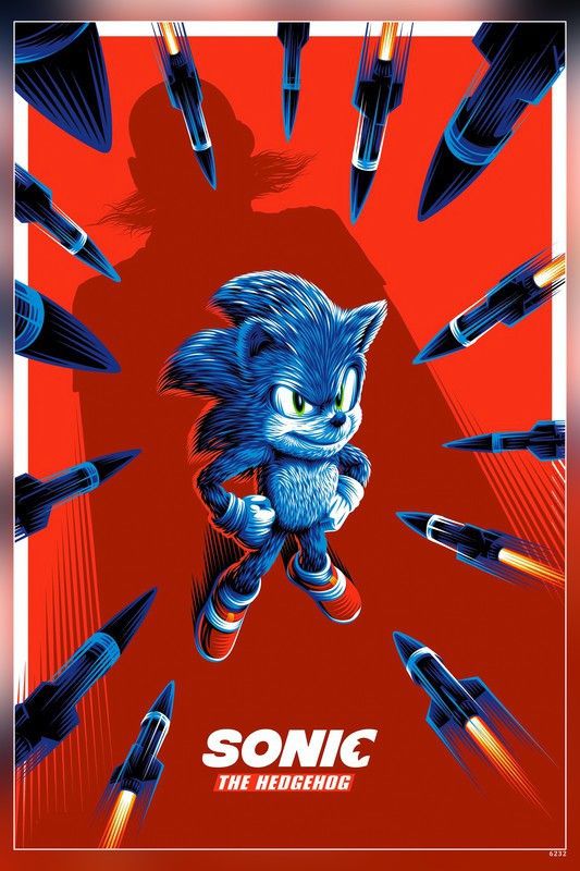 Sonic The Hedgehog Matte Finish Poster Paper Print  (18 inch X 12 inch)