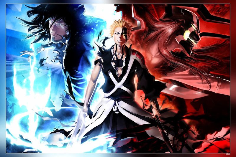 Bleach Hollow Ichigo Ichigo Kurosaki Zangetsu Bleach Matte Finish Poster Paper Print  (12 inch X 18 inch)