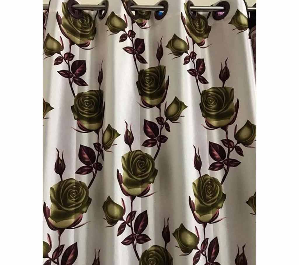 Indian eyelet porda 6 PCS-flower