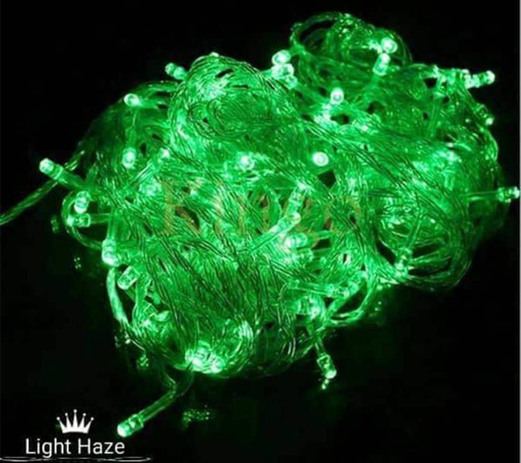 Green color fairy light