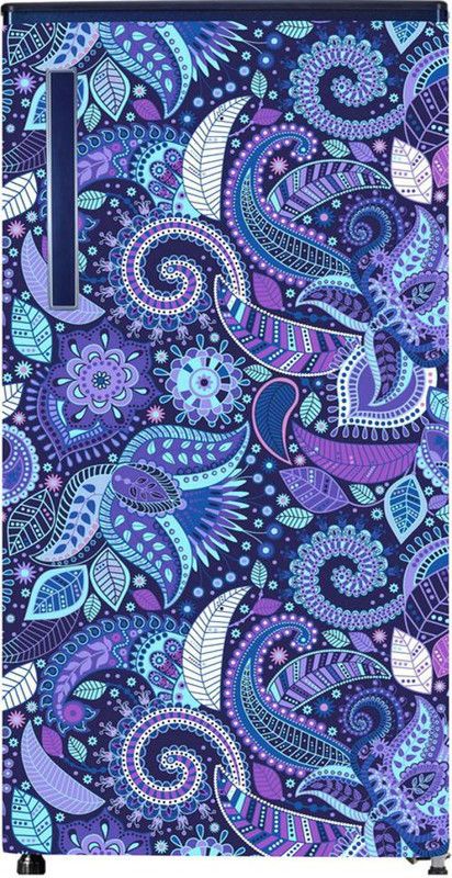 sp decals 60 cm fridge sticker for decorative flowers leaves abstract beautiful sticker Self Adhesive Sticker  (Pack of 1)